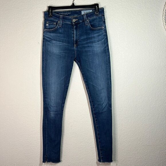 Adriano Goldschmied Denim The Farrah High Rise Skinny Ankle Jeans Women's Sz 27R - Picture 1 of 10